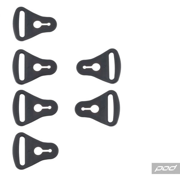 Pod Active Motocross Knee Brace Strap Set KX Black